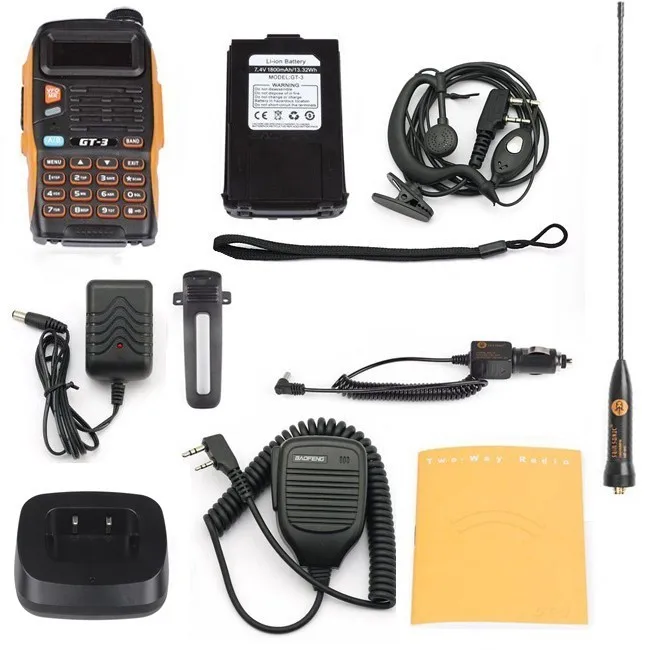 Baofeng GT 3 Mark II VHF/UHF 136 174/400 520 MHz двухдиапазонный FM Ham двухсторонний