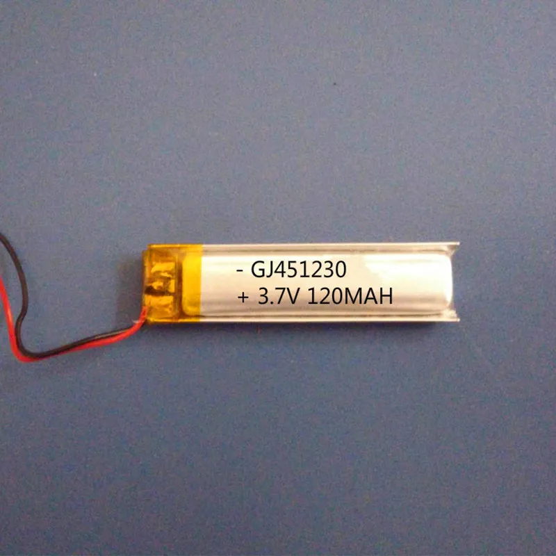 Free shipping by DHL Fedex high quality 100pcs/lot 451230 120mAh