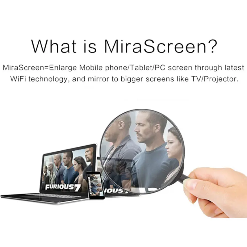 Портативный приемник Full HD 1080 P Mirascreen DLNA Airplay WiFi дисплей miracast TV Dongle беспроводное подключение HDMI мульти-дисплей