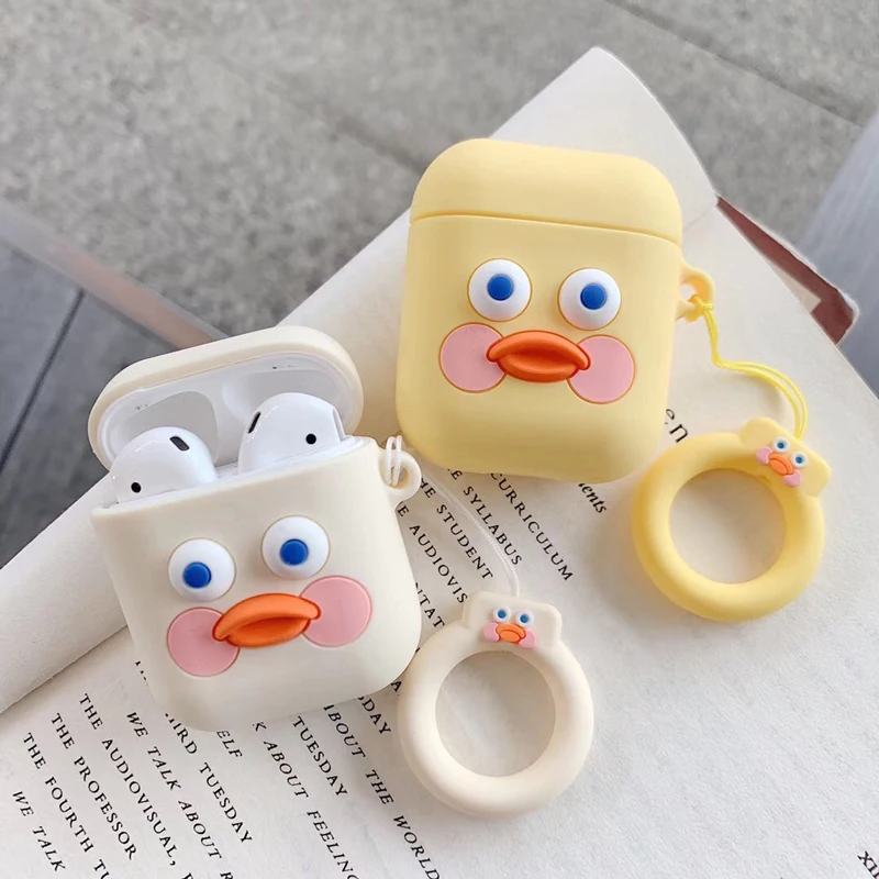 

Fashion Cartoon Cute Soft Silicone Earphone Case For Apple Airpods Shockproof Cover For Apple AirPods Bluetooth Earphone case