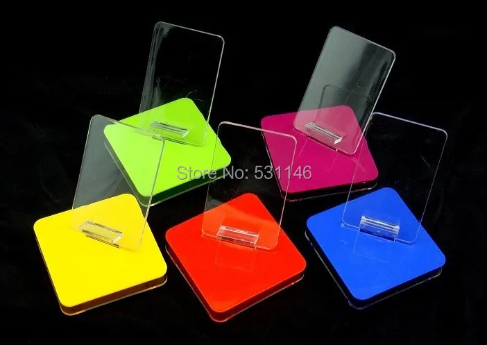 

20PCS Free Shipping Mobile Cell Phone MP3 MP4 Display Stand Show Holder Rack