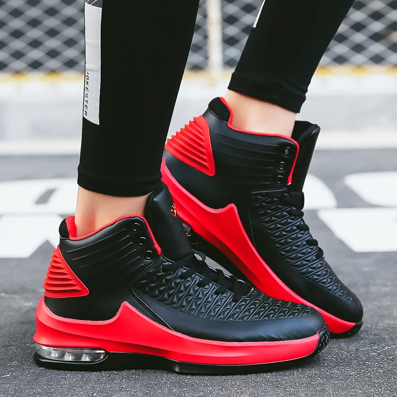 حذاء كرة السلة الرجال عالية أعلى الرياضية وسادة هوائية الأردن الرجعية كرة السلة رياضية رجل أحذية مريحة تنفس رياضية حذاء كرة السلة الرجال عالية أعلى الرياضية وسادة هوائية الأردن الرجعية كرة السلة رياضية رجل أحذية مريحة تنفس رياضية