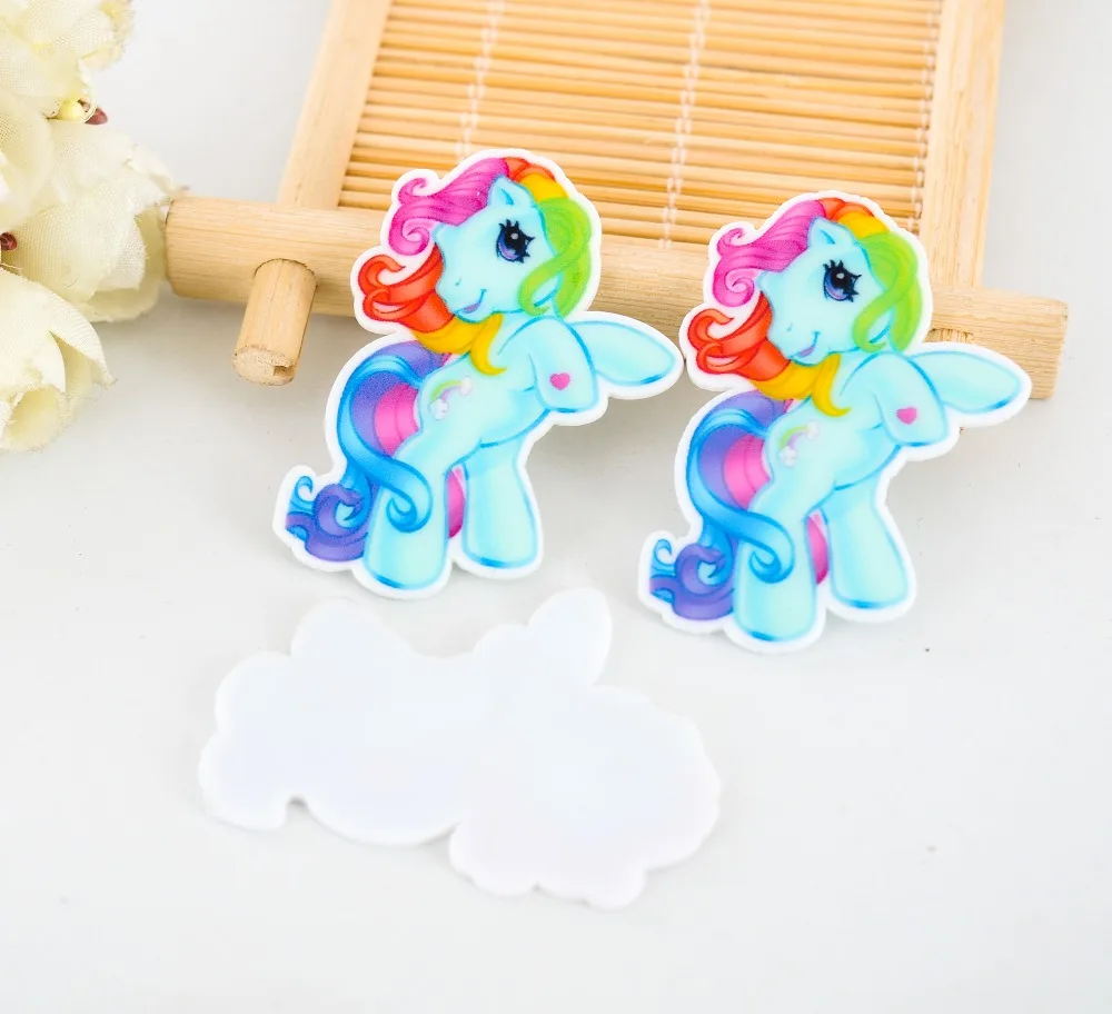 

10pcs/lot DIY resin cabochons accessories flat back resin planar cdrtoon