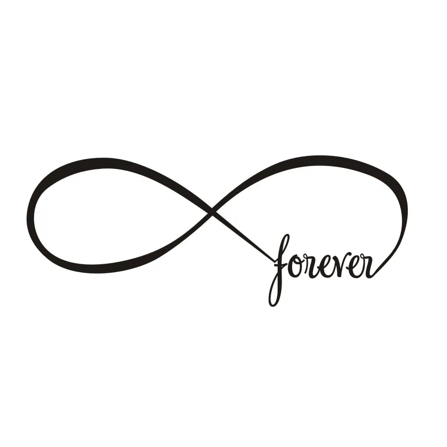 Наклейки на стену Forever Виниловые наклейки Бесконечность любовь для детей мальчик