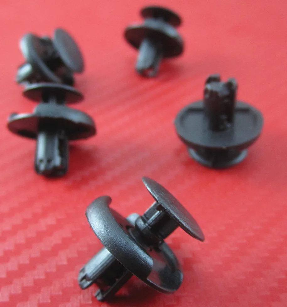 100Pcs Under Engine Splash Guard Rivet Fender Liner Fastener Rivet Push