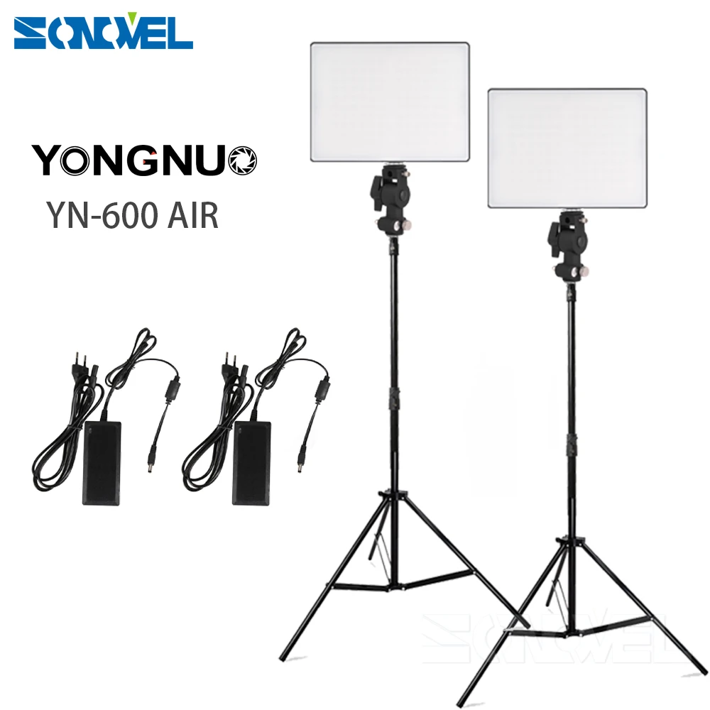 Ультратонкая светодиодная лампа YONGNUO YN600 Air 3200K 5500K для камер Canon Nikon Pentax Olympus Samsung DSLR