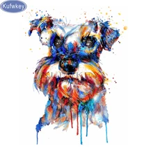 Фотографии на заказ сделать свой собственный алмаз живопись, Шнауцер пазл полный, 5d daimond вышивка, квадратные стразы, мозаика, вышивка крестом