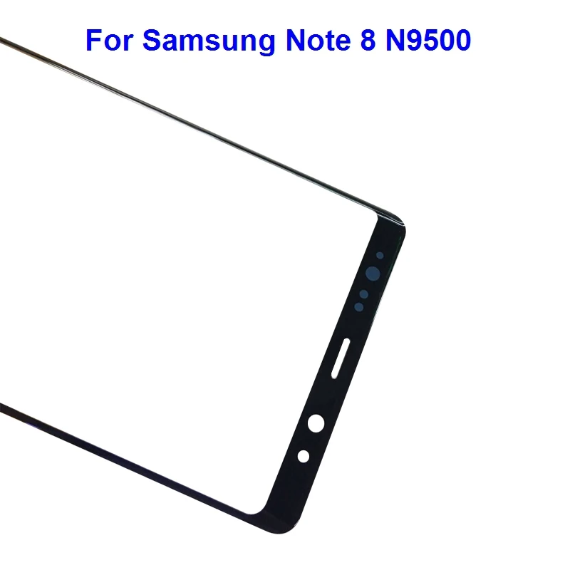 Replacement Screen Digitizer Front Glass Lens for Samsung Galaxy Note 8 N950 N9500 N950F LCD Touch Screen Glass Black with Tools (4)