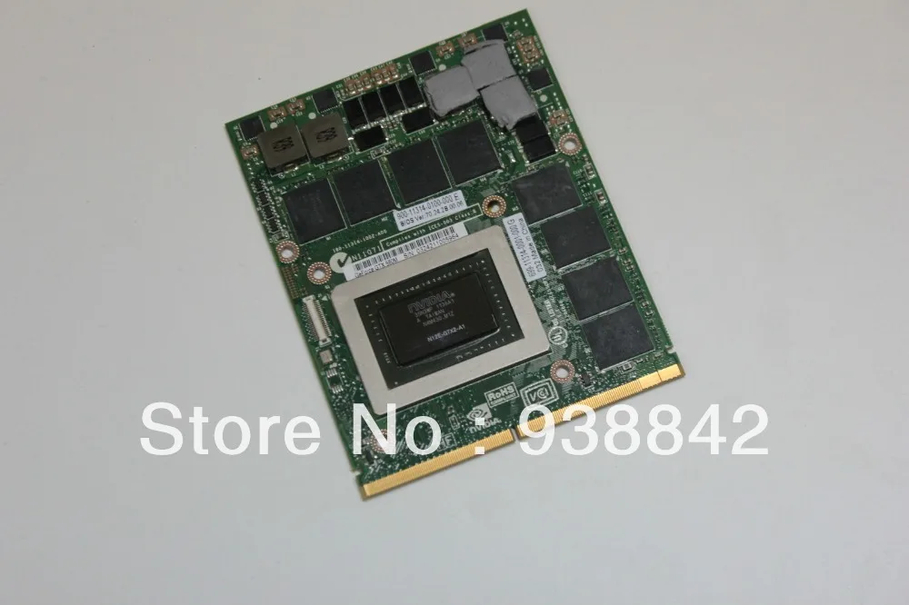 M18X M17x M15x GTX580M GTX 580m video graphic card laptop parts vga graphics alibaba Laptop Video Card CN-03MF8R 03MF8R 3MF8R