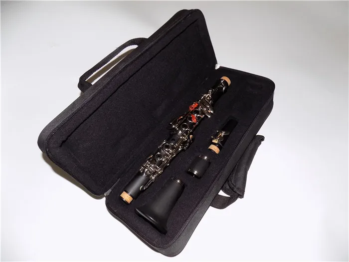 17 кнопок кларнет Eb ключ система Boehm Кларнет бакелит Профессиональный музыкальный инструмент кларнет