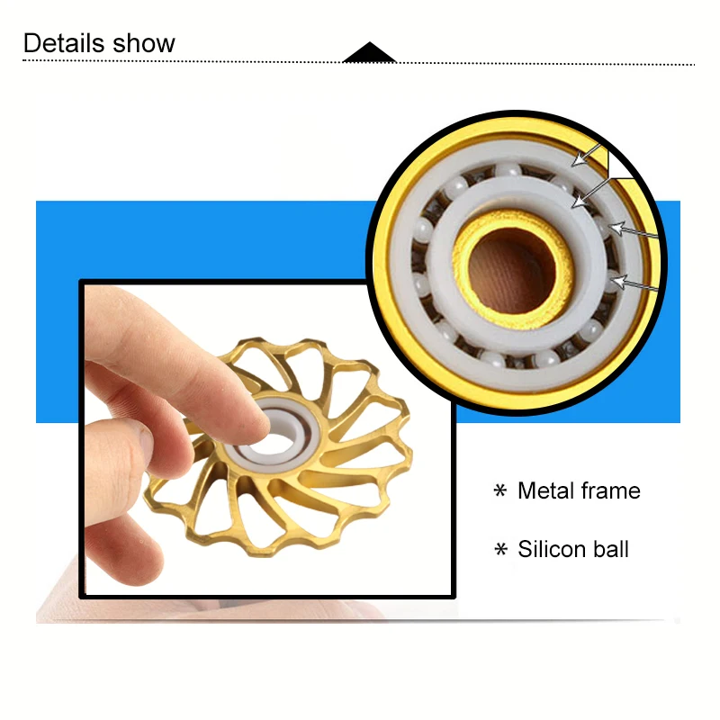 13 T MTB дорожный велосипедный переключатель керамический подшипник опорный ролик шкив дорожный для велосипеда мопеда Задний Переключатель скоростей запчасти