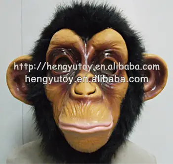 

Adult Animal Free Shipping Costume Latex Orangutan Monkey Ape Baboon Head Mask for Halloween Maquerade Carnival Party