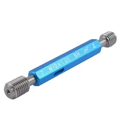 

M10 x 1.25 2 6H Metric Steel Double End Hex Handle Thread Plug Gage Gauge