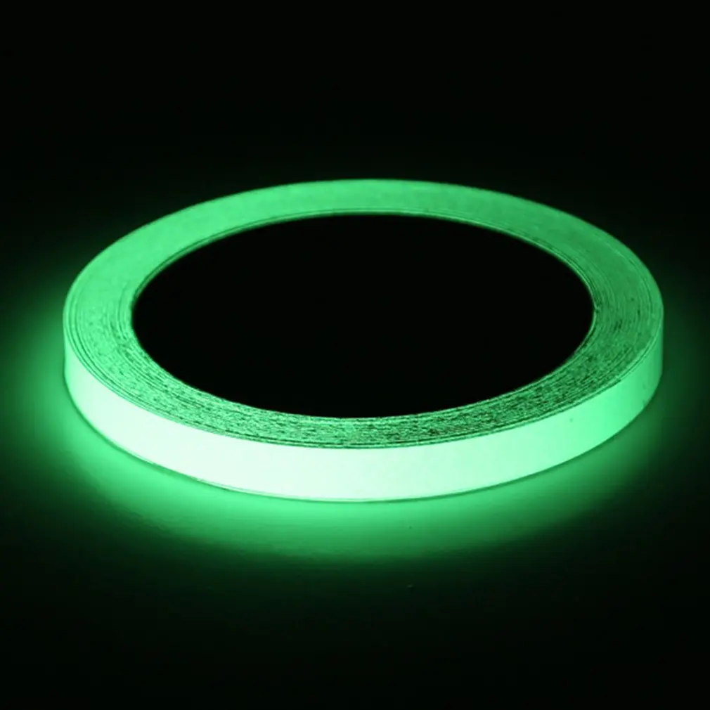 Green Luminous Tape Self-adhesive Glow In Dark Safety Film Sticker Stage Decor | Обустройство дома