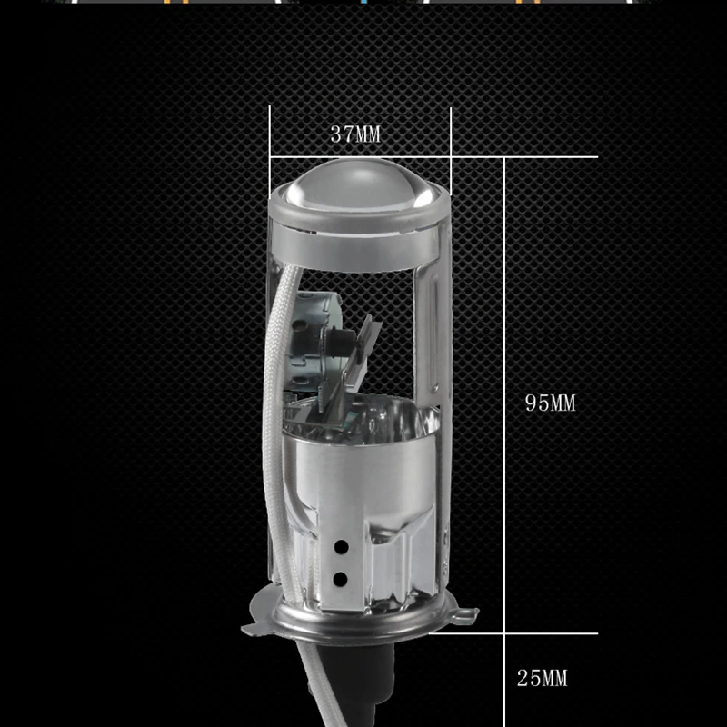 GZKAFOLEE HID H4 6000K 4300k 8000K мини-лампа для объектива проектора Hi/Lo Тип ксенонового света Простая установка 55 Вт 10000лм LHD RHD