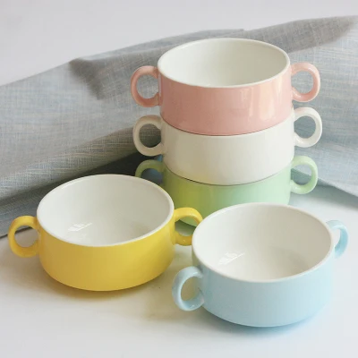 

Bone china porcelain buns small soup bowls stew pot bowl 10.7*5cm
