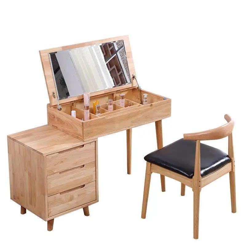 

Chambre Aparador Mueble De Vanity Dormitorio Coiffeuse Makeup Box Retro Wood Bedroom Furniture Korean Quarto Table Dresser