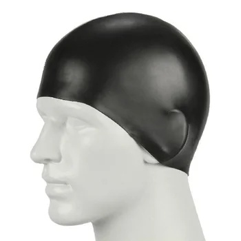 

Water Proof Silicone Rubber Adult Swimming Cap Men Women Swim Caps Hat Swimming Accessories
