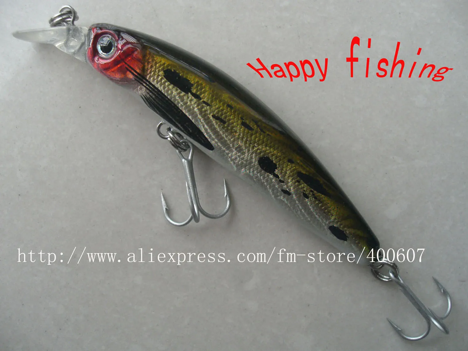 Japanese Style Bass Terminator Minnow Fishing Lure plastic bait