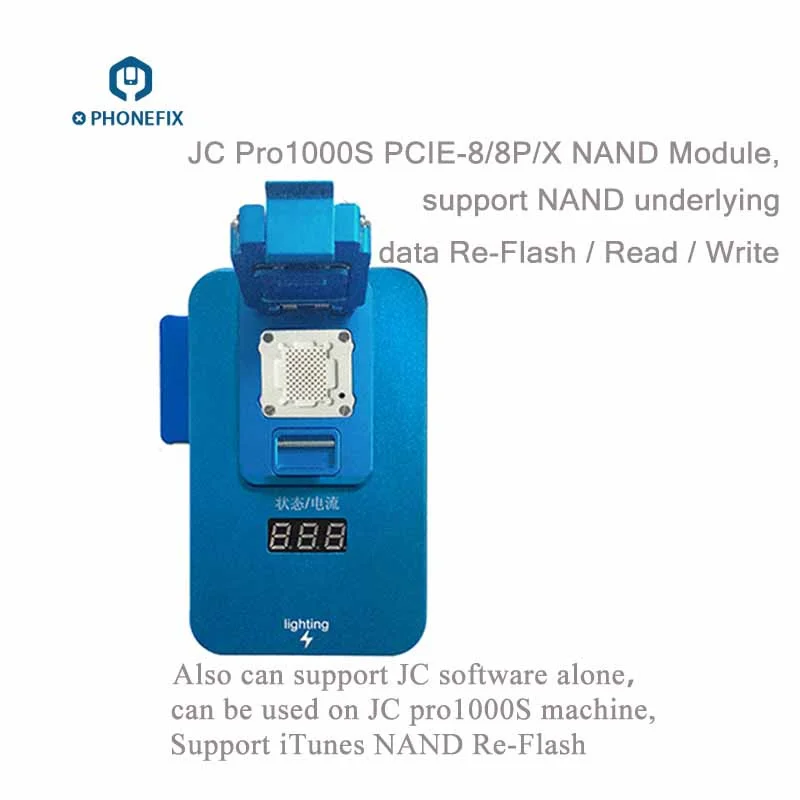 PHONEFIX Naviplus Pro3000S JC Pro1000S телефон NAND Программист HDD чтение записи инструмент для iPhone X 8 8Plus 7 7P 6 6S 5 все iPad - Цвет: JC PCIE8 for 8 8P X