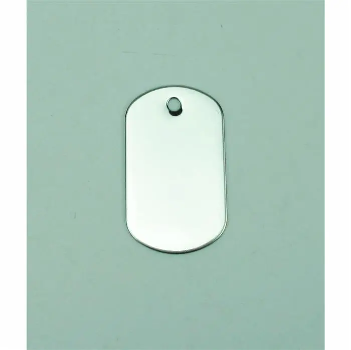 

dog tag stainless steel mirror face