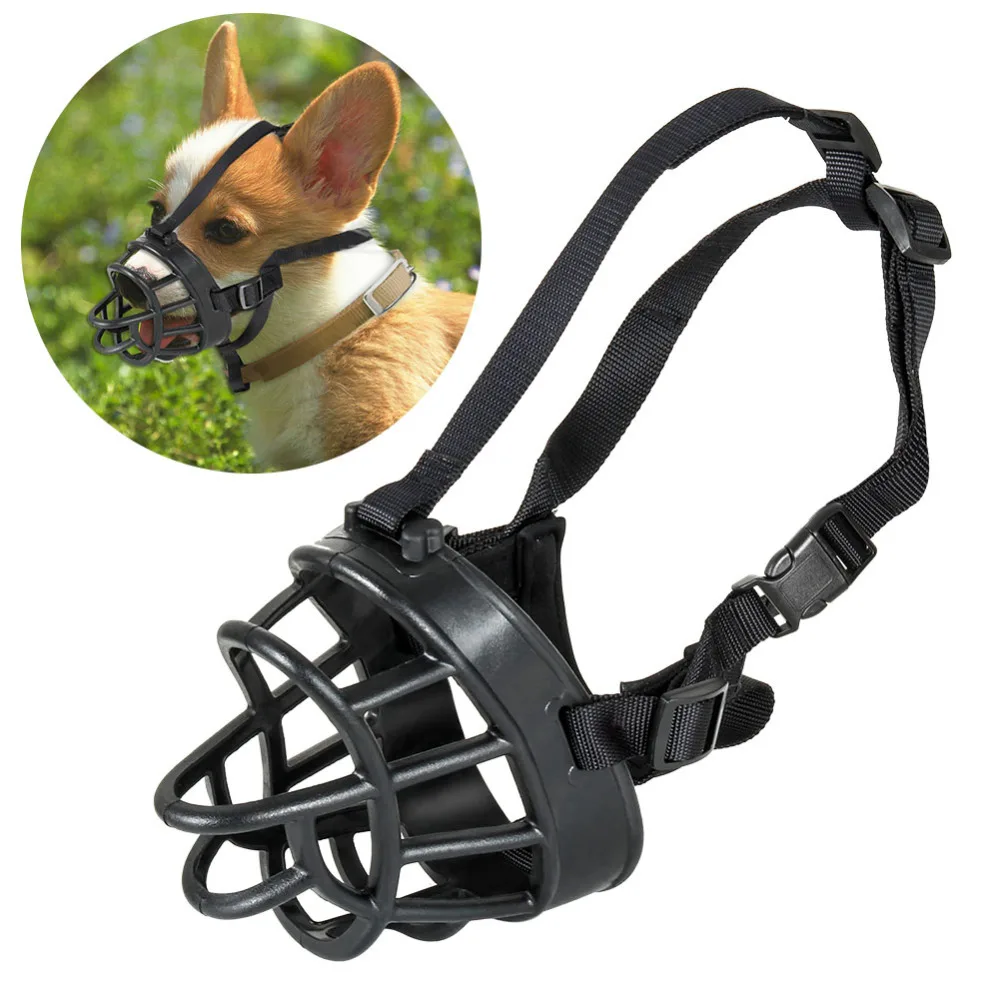 

Soft Silicone Strong Dog Muzzle Anti-biting Adjusting Straps Mask Goods for Pets Comfortable Muzzles for Dogs