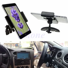 For GPS Tablet iPad Mini 7” iPhone 6 Adjustable Car CD Slot Mount Holder Stand