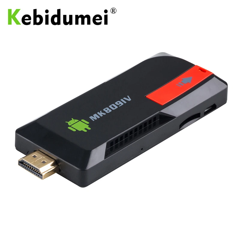 

kebidumei 2GB 8GB Android Wireless Dongle Smart TV Box WIFI Bluetooth TV Game Stick HD Audio Converter MK809IV EU/US Plug