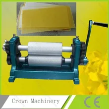 86*195 мм Рукоятка пчелиный воск Выгравированные ролики штамповки/Stamper машина