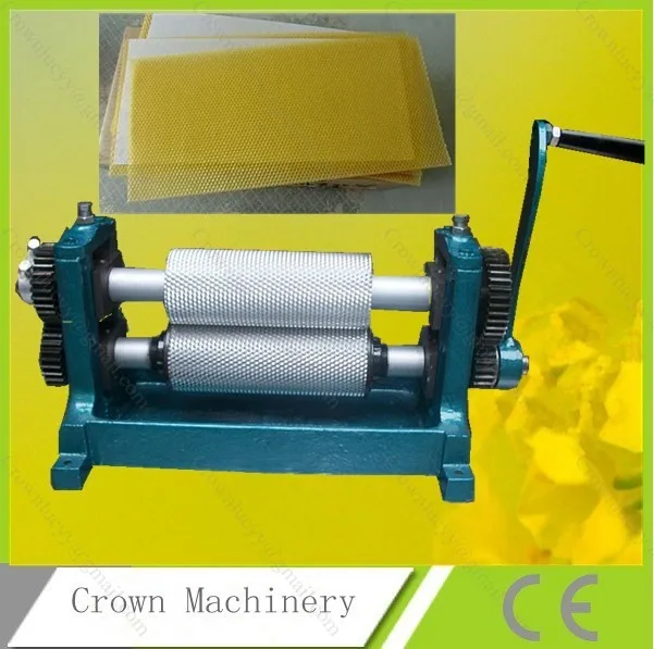 

86*195mm Hand Crank Beeswax Engraved Rollers Stamping/Stamper Machine
