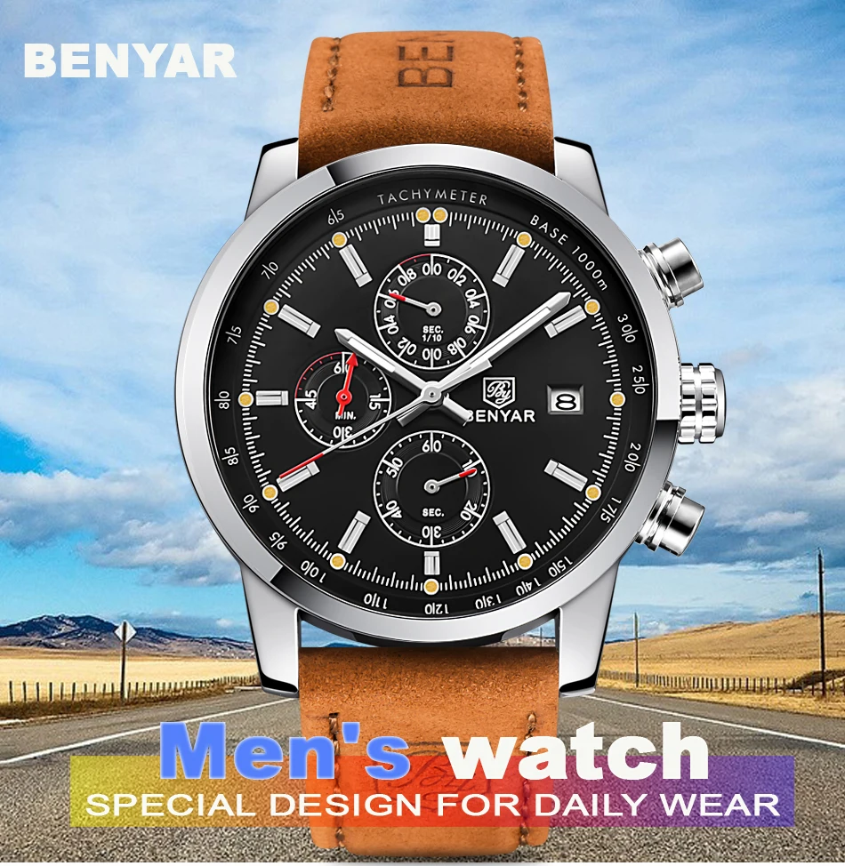 BENYAR Fashion Chronograph Men's Watch