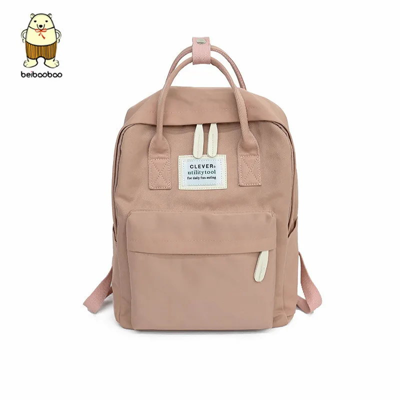 

Beibaobao Travel Bags for Teenagers Panelled Backpack Student Bags Portable Double Shoulder Outdoor Bags Waterproof Nylon Packs