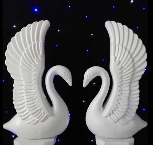  European Plastic Swan Rome Pillar Road Flower Invitation Area Background Decoration Wedding Project - 32996494783