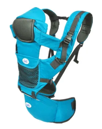 Промо-акция! Детский рюкзак-кенгуру для переноски детей малыша обертывание кенгуру для младенцев рюкзак/удобный детский кенгуру - Цвет: Синий