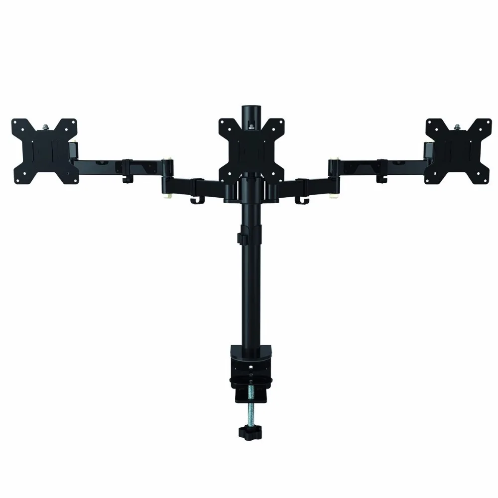 Monitor de Suporte de Mesa Mesa de Montagem Graus de Rotação Suporte de 360 Totalmente Ajustável Braço Triplo Três Lcd Led de Montagem Md6463