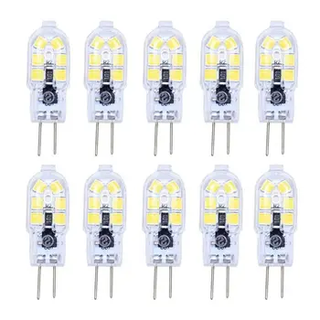 

10X G4 LED Bulb 2W Bulb Lamp Cold White 12 SMD 2835LEDs Low Consumption 120LM LED Bulb Light AC220V