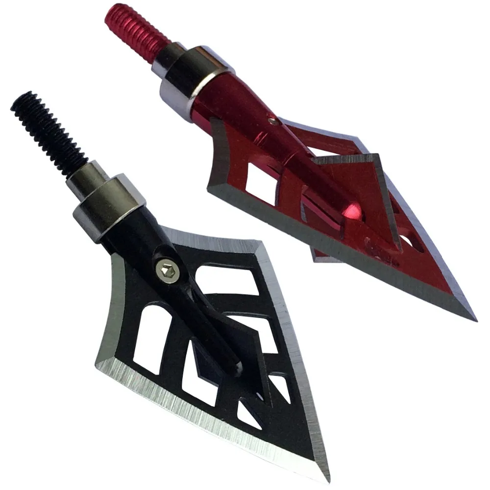 red archery Broadheads arrow crossbow hunting arrows head arrows compound bow free shippingin