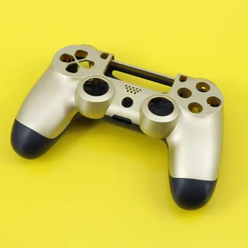 

New Golden Skin Handle Shell Front+Back Housing Case Cover Protector for Sony for PlayStation 4 for PS4 Gaming Controller Shell