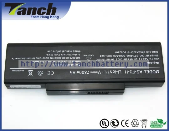 Батареи ноутбука для ASUS S96 F3H BTY M67 F3M F3Sr F2J F3Jr A9W Z53Jc M660NBAT 6 A9Rp M51 M51Sn F3SG 11 1 V 9 ячеек|laptop
