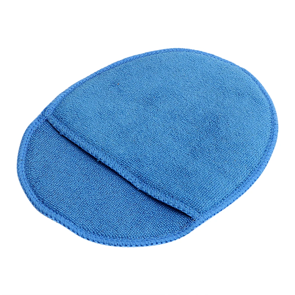 Paint Care Car Wax Sponge With Pocket Polish Pad Foam Glass Sponge Blue