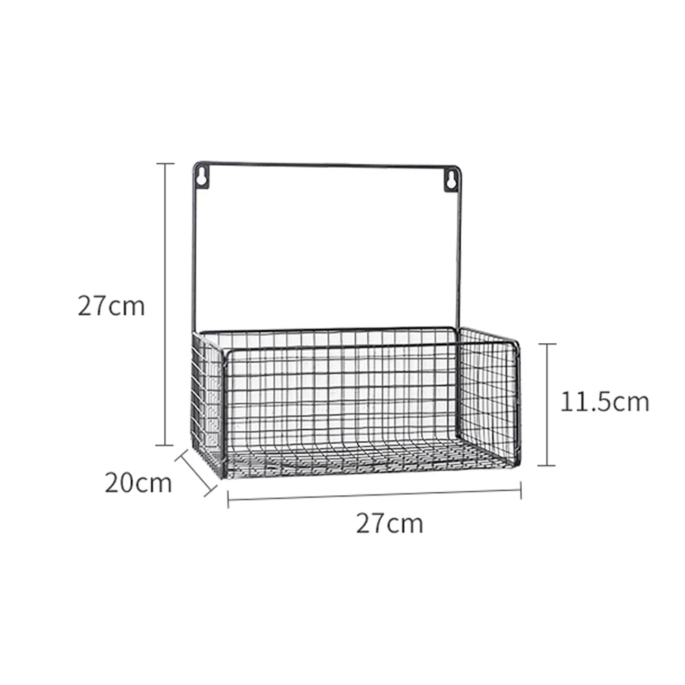 Корзина железные настенные украшения инновационная полка для цветочных горшков кухня ванная комната туалетные принадлежности Органайзер сетка подвесная