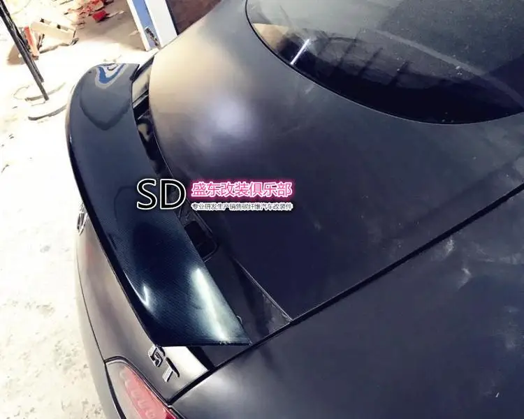 Подходит для Mercedes Benz AMG GT задний спойлер заднего крыла из углеродного волокна|rear