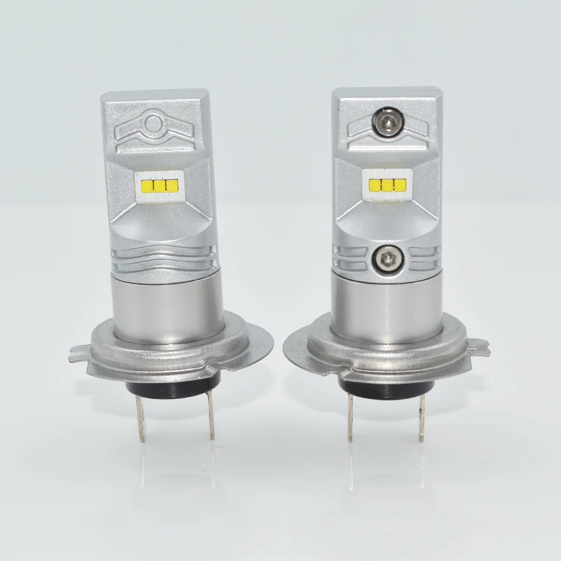 

1 pair H7 led Car lights 3200lm 12V-24V LED Bulb White 6000k h7 bulbs Car Headlight automobiles driving lights Car styling