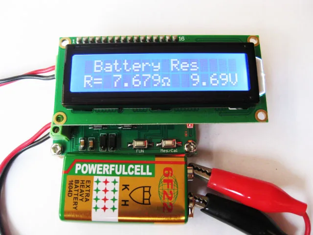 

Battery internal resistance tester + + ESR tester milliohm ESR capacitor meter line Detector