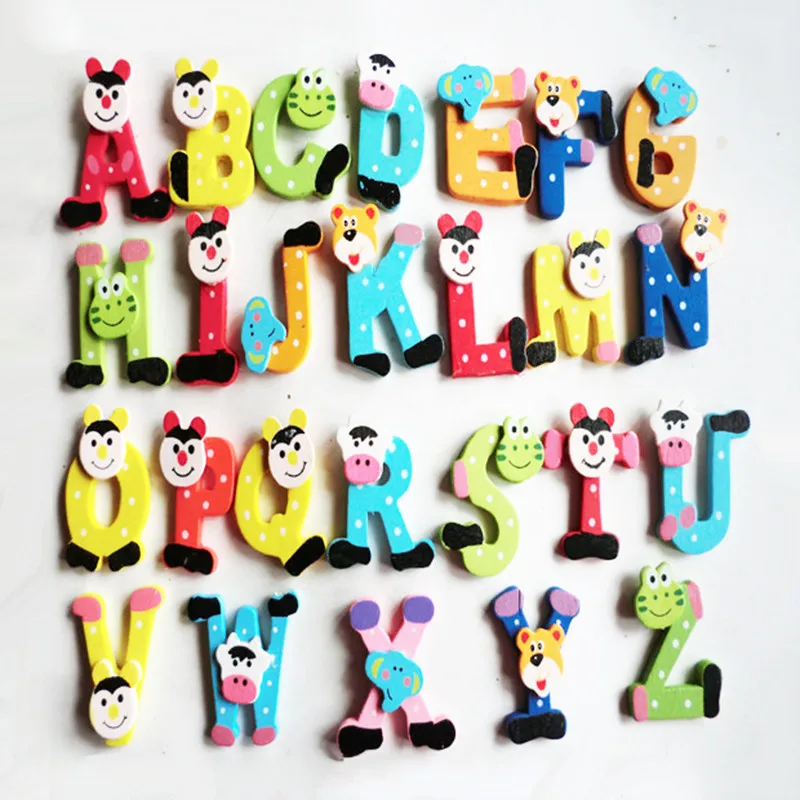 Wooden Cartoon Alphabet (1)