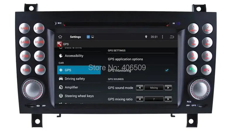Excellent Android 8.0 Car DVD Player for Mercedes Benz SLK 171 SLK200 SLK280 SLK350 SLK55 with GPS Navigation Radio BT USB 4Core 4G+32G 4