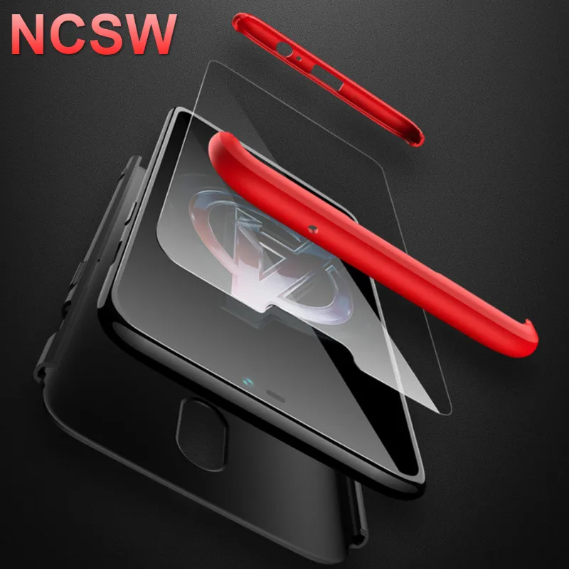 

360 Degree Full Protection Phone Case For OnePlus 7Pro Hard PC Matte Case For One Plus 7 Pro 6 5T 5 3 in 1 Hard Back Cover Capa