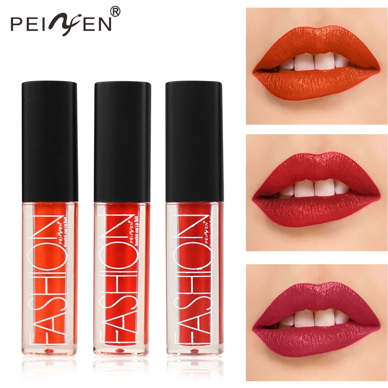 

1PC PNF Brand Liquid Matte Lipstick Makeup Waterproof Long Lasting Natural Moisturizer Lipgloss Make Up Lip Glaze Tint Cosmetics