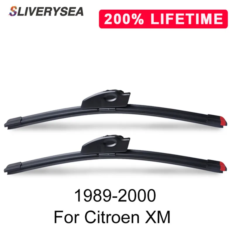 

Replace Wiper Blade for Citroen XM 1989-2000 Windshield Windscreen Natural Rubber Replacement Wiper Auto Car Accessories