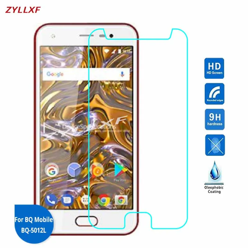 2 шт./лот, Высококачественная защитная пленка из закаленного стекла для мобильного BQ-5012L BQ 5 дюймов 9H 2.5D, защитная пленка на BQS-5012